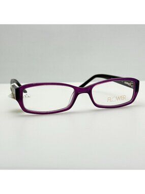 Flower 6021 513 Eyeglasses Eye Glasses Frames 54-17-140 Purple